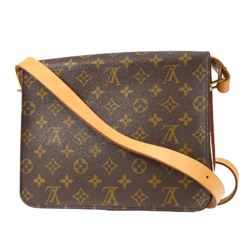 LOUIS VUITTON CARTOUCHIERE GM SHOULDER BAG MONOGRAM M51252