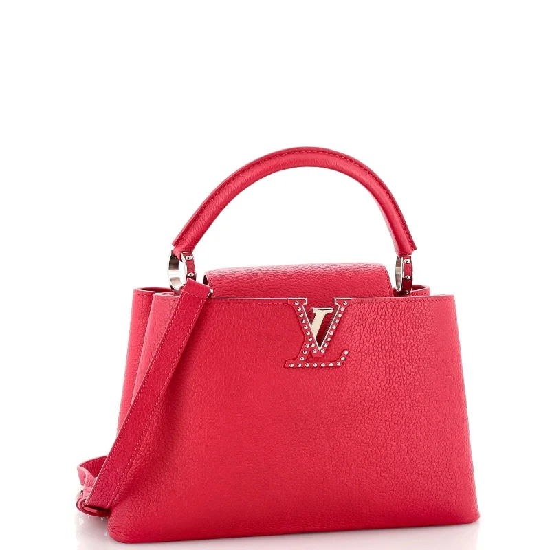 Louis Vuitton Capucines Bag Leather With