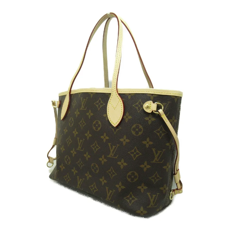 LOUIS VUITTON Never full PM Brown Pivoine Fuschia Monogram PVC coated canvas M41245