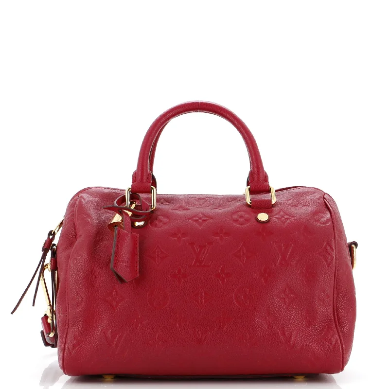 Speedy Bandouliere Bag Monogram Empreinte Leather 25