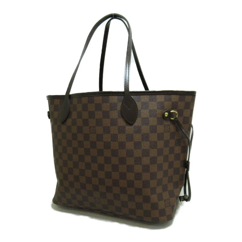 LOUIS VUITTON Neverfull MM Brown Ebene Damier PVC coated canvas N51105