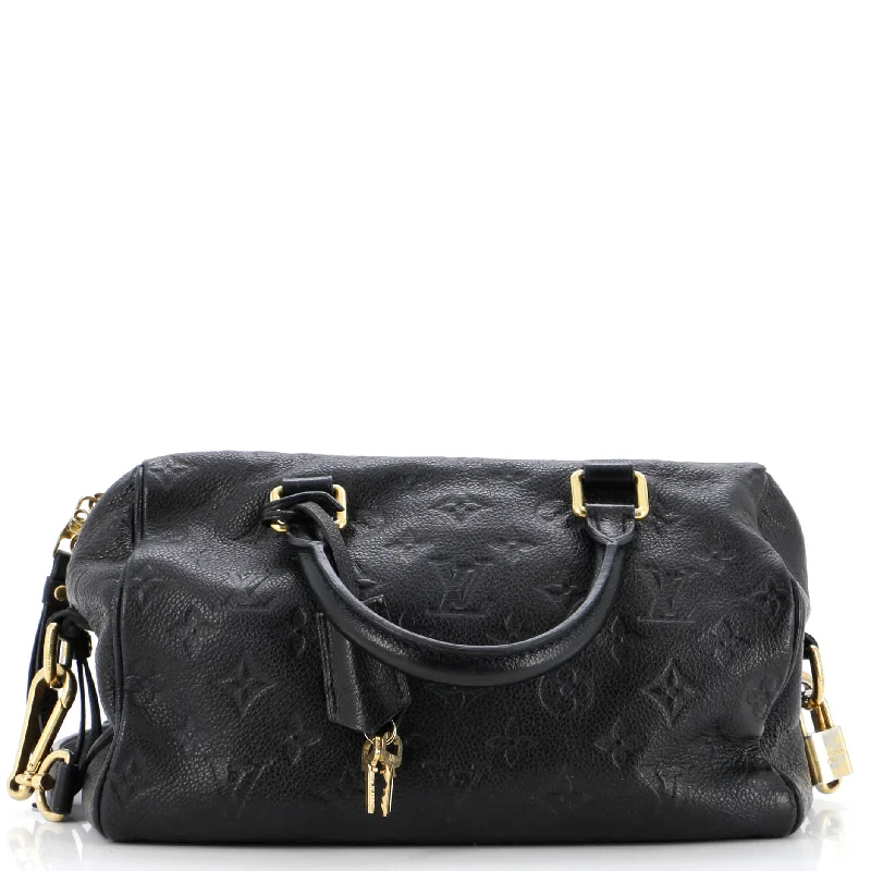 Speedy Bandouliere Bag Monogram Empreinte Leather 25