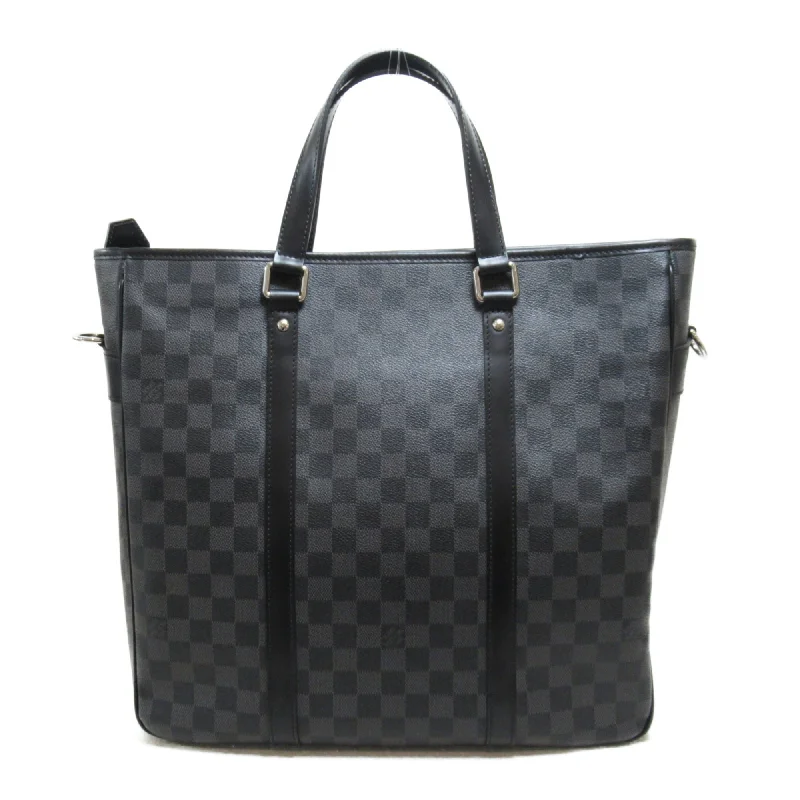 LOUIS VUITTON Tadao PM business bag Tote Bag Gray Damier graphite PVC coated canvas N41259