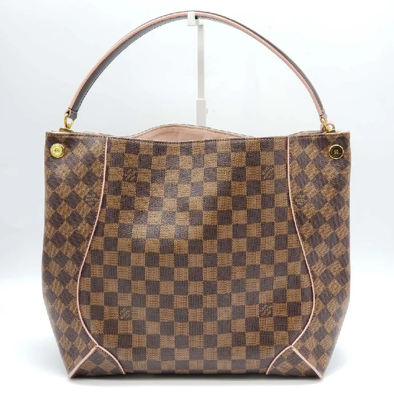 Louis Vuitton Caissa Hobo Rose Ballerine Damier Shoulder Bag