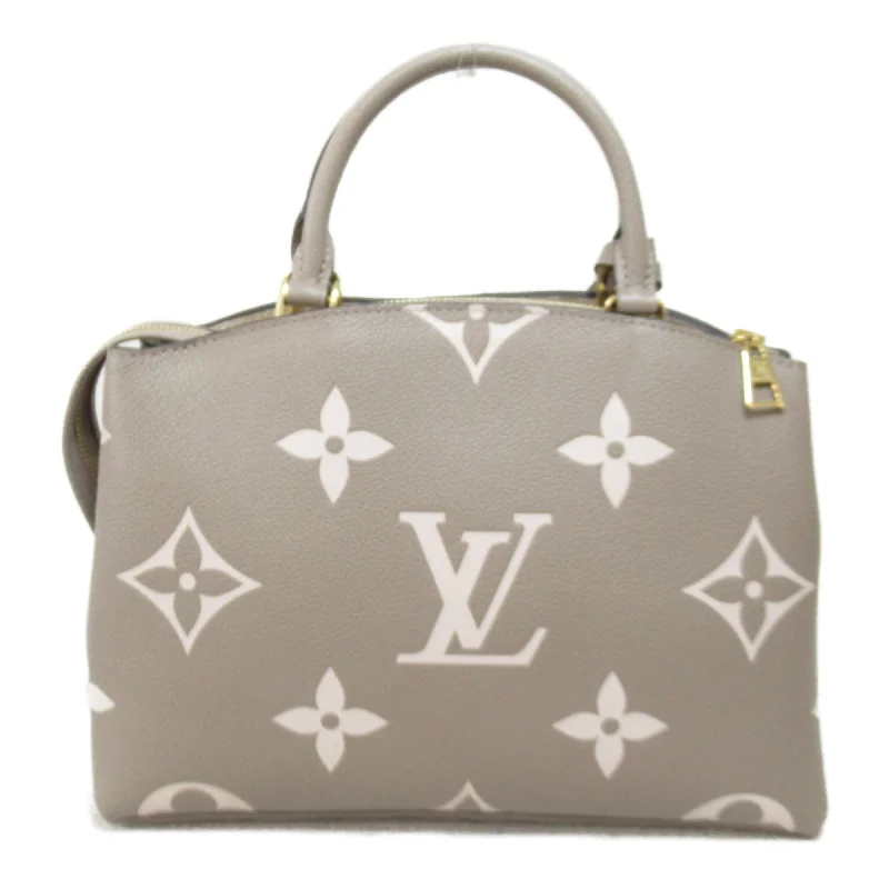 LOUIS VUITTON Petit Palais PM 2wayShoulder Bag Gray Turtrail claims Monogram empreinte leather M58914