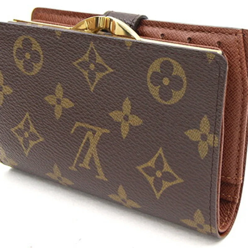 LOUIS VUITTON Bifold Wallet Monogram Porte Monet Bier Viennois M61663 Women's