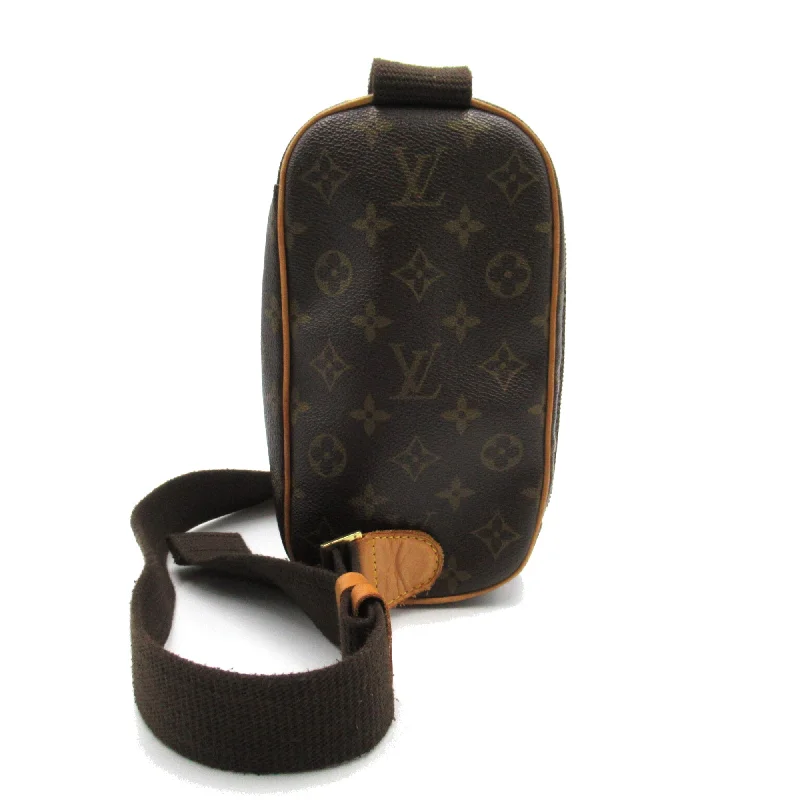 LOUIS VUITTON Pochette Gange Brown Monogram PVC coated canvas M51870