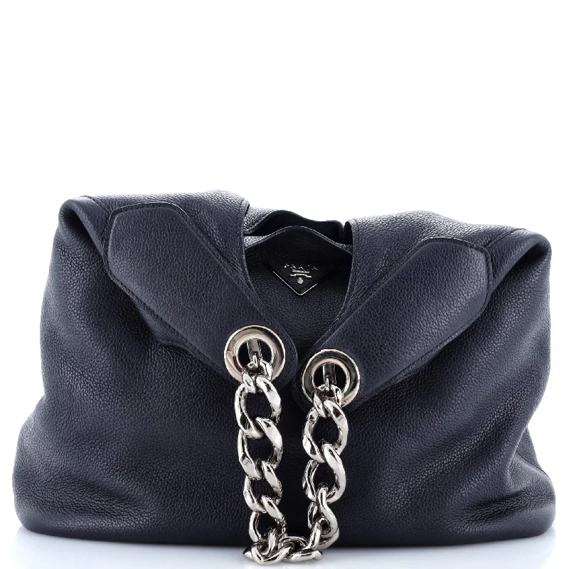 Chain Link Hobo Vitello Daino Large