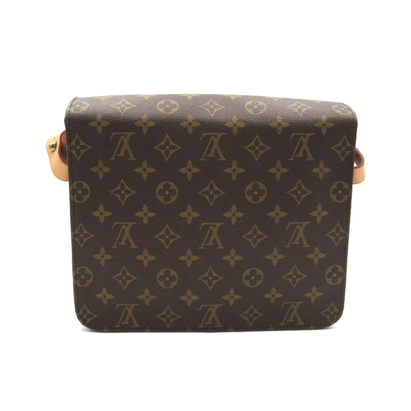 LOUIS VUITTON Cartouchiere 26 Brown Monogram PVC coated canvas M51252