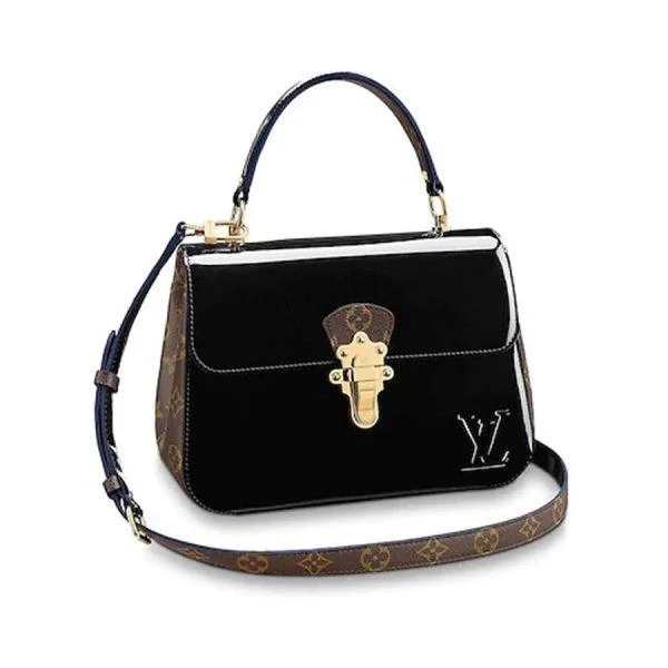 Louis Vuitton Cherrywood PM Patent Leather Black