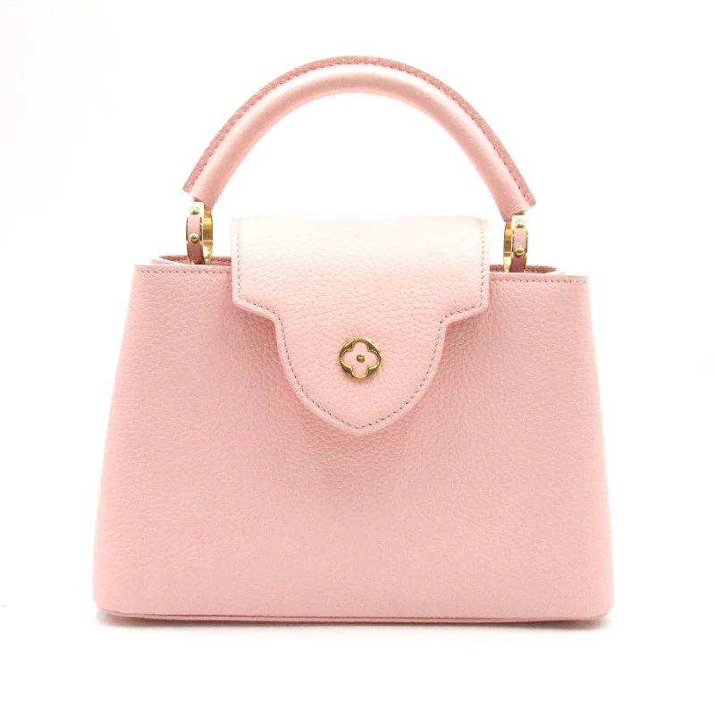 LOUIS VUITTON CapucineBB Pink Pink Taurillon Clemence Leather leather M22178