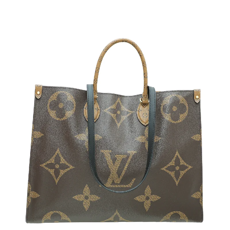 Louis Vuitton Brown Monogram Reverse Onthego GM Bag