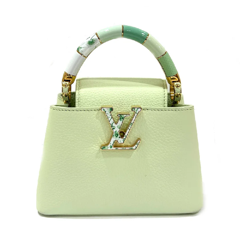 Louis Vuitton Capsule MINI M21639 2w Handbag Trio Leather Green