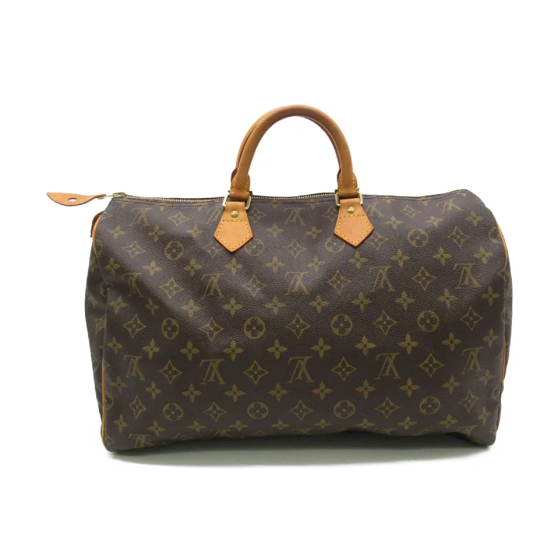 LOUIS VUITTON Speedy 35 handbag Brown Monogram PVC coated canvas M41524