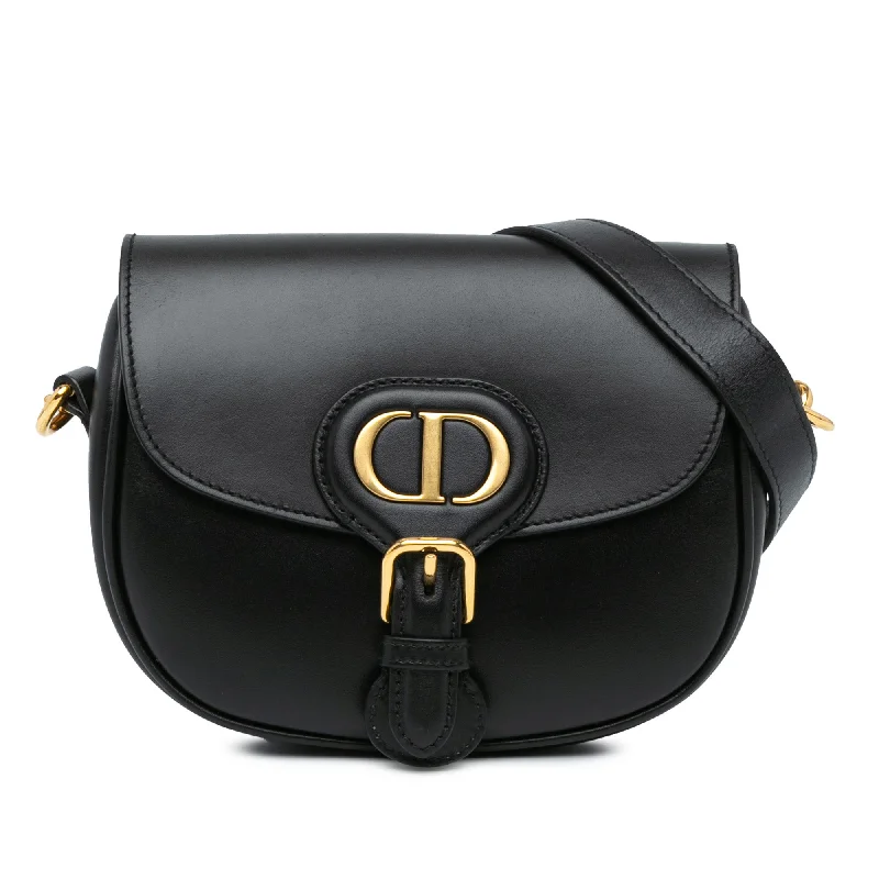 Black Dior Small Leather Bobby Crossbody