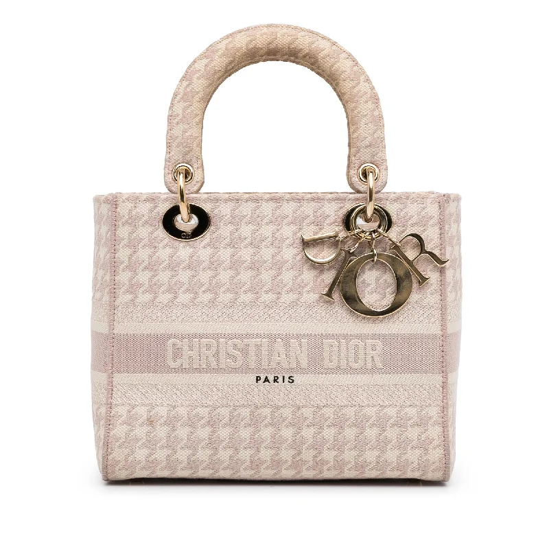 Dior Small Houndstooth Lady D-Lite (SHG-cGFtOW)