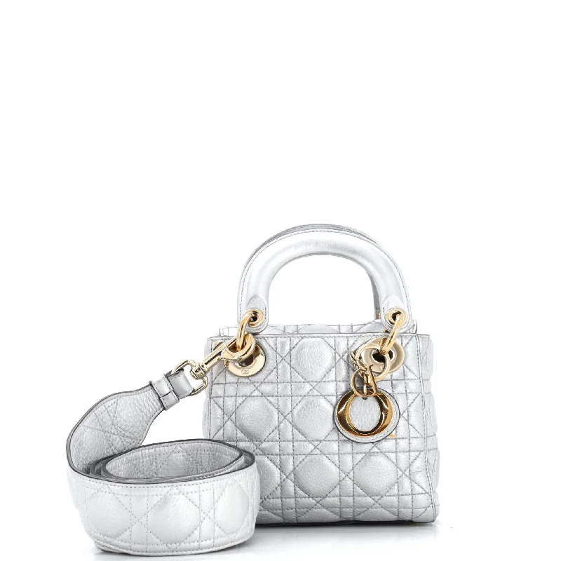 Lady Dior Bag Cannage Quilt Lambskin Mini