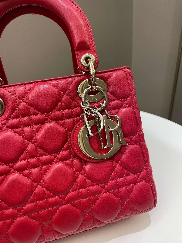 Lady Dior My ABC Dior Red Lambskin