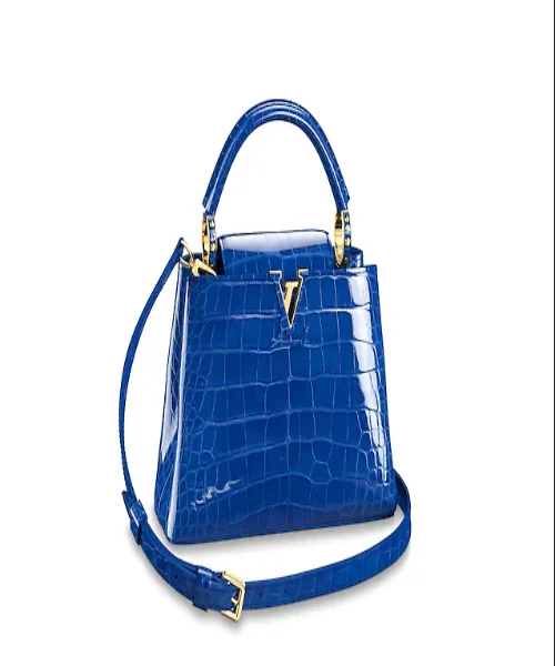 Louis Vuitton Capucines BB Crocodilien Brillant Ocean Blue